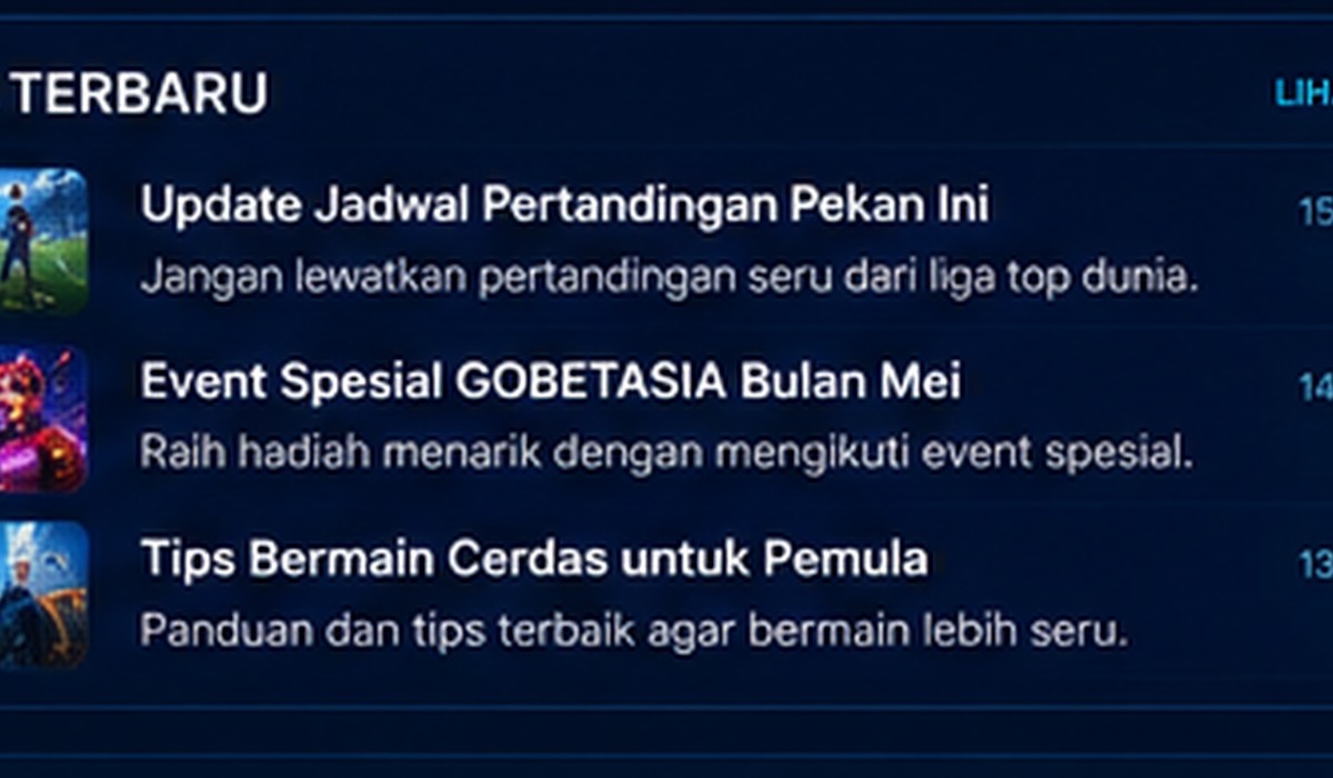 Banner berita GOBETASIA